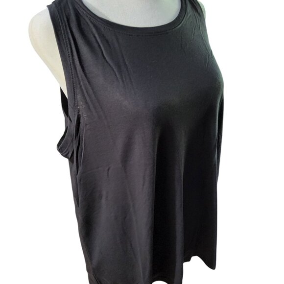 New Pair Womens Black and Relax,Recharge and Refill Your Water Bottle Sleeveless - Picture 10 of 10